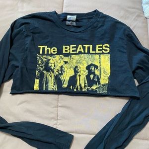 Beatles Crop Tee Shirt